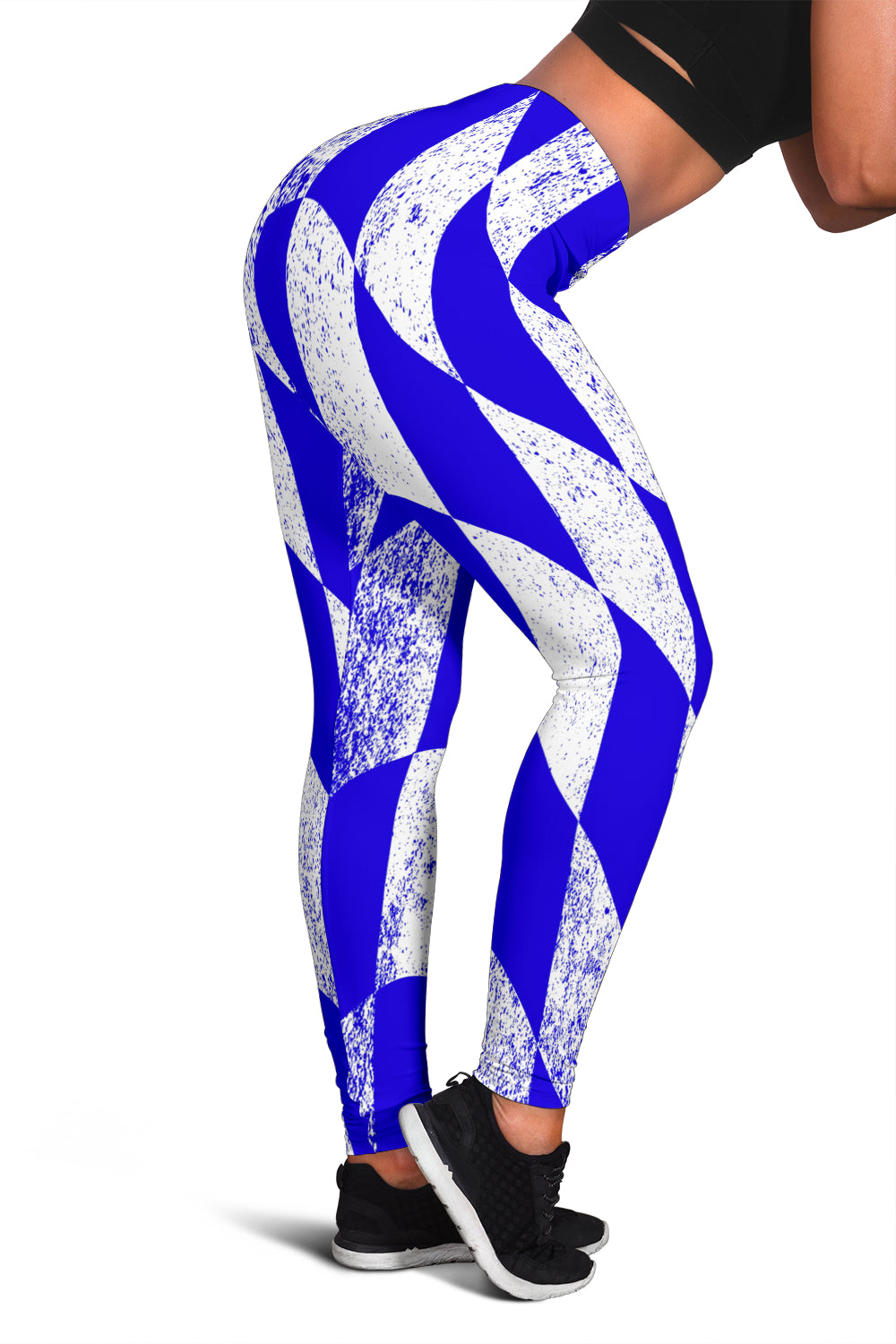 Racing Dirty Checkered Flag Leggings RBPis