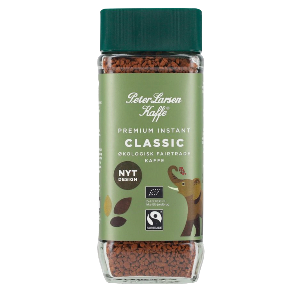 Se ØKOLOGISK FAIRTRADE CLASSIC INSTANT 100G hos Peterlarsenkaffeshop