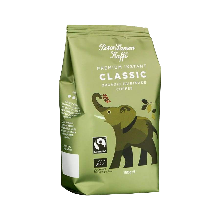 Se CLASSIC INSTANT ØKO FAIRTRADE 150G REFILL hos Peterlarsenkaffeshop