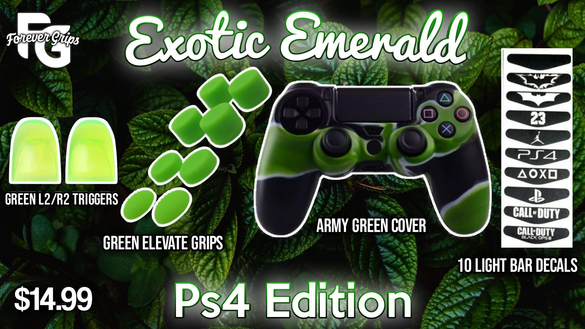 emerald green ps4 controller
