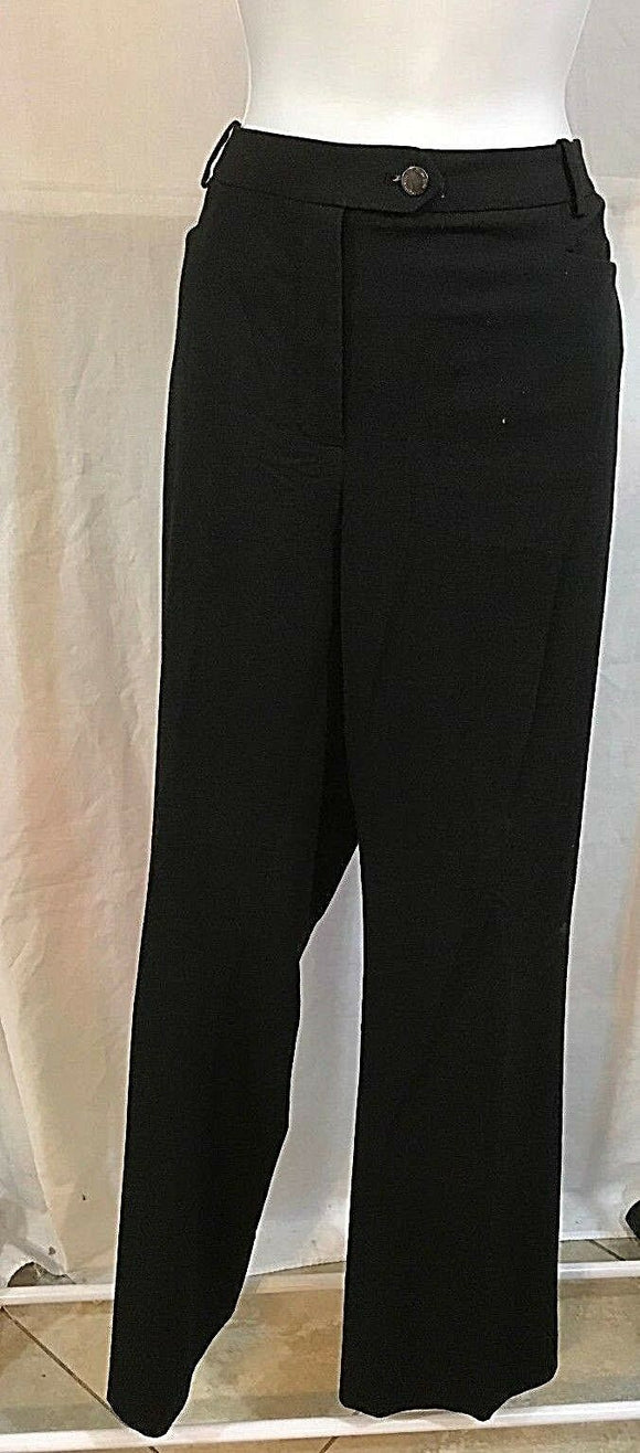 calvin klein women's black dress pants