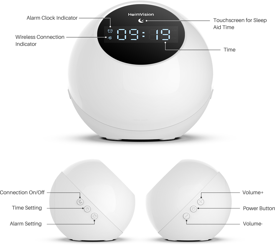 heimvision alarm clock app