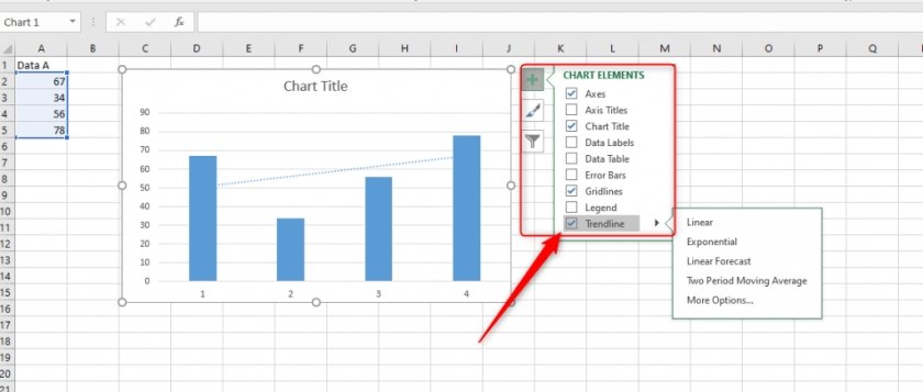 Adding Trendline In Excel Mac