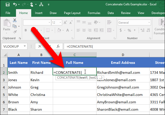 how-to-add-two-text-cells-in-excel