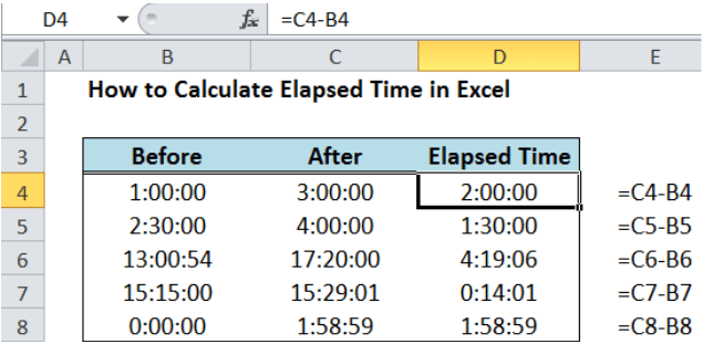 how-to-calculate-elapsed-time-in-excel