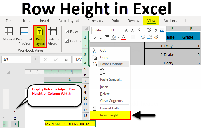 how-to-change-cell-height-in-excel