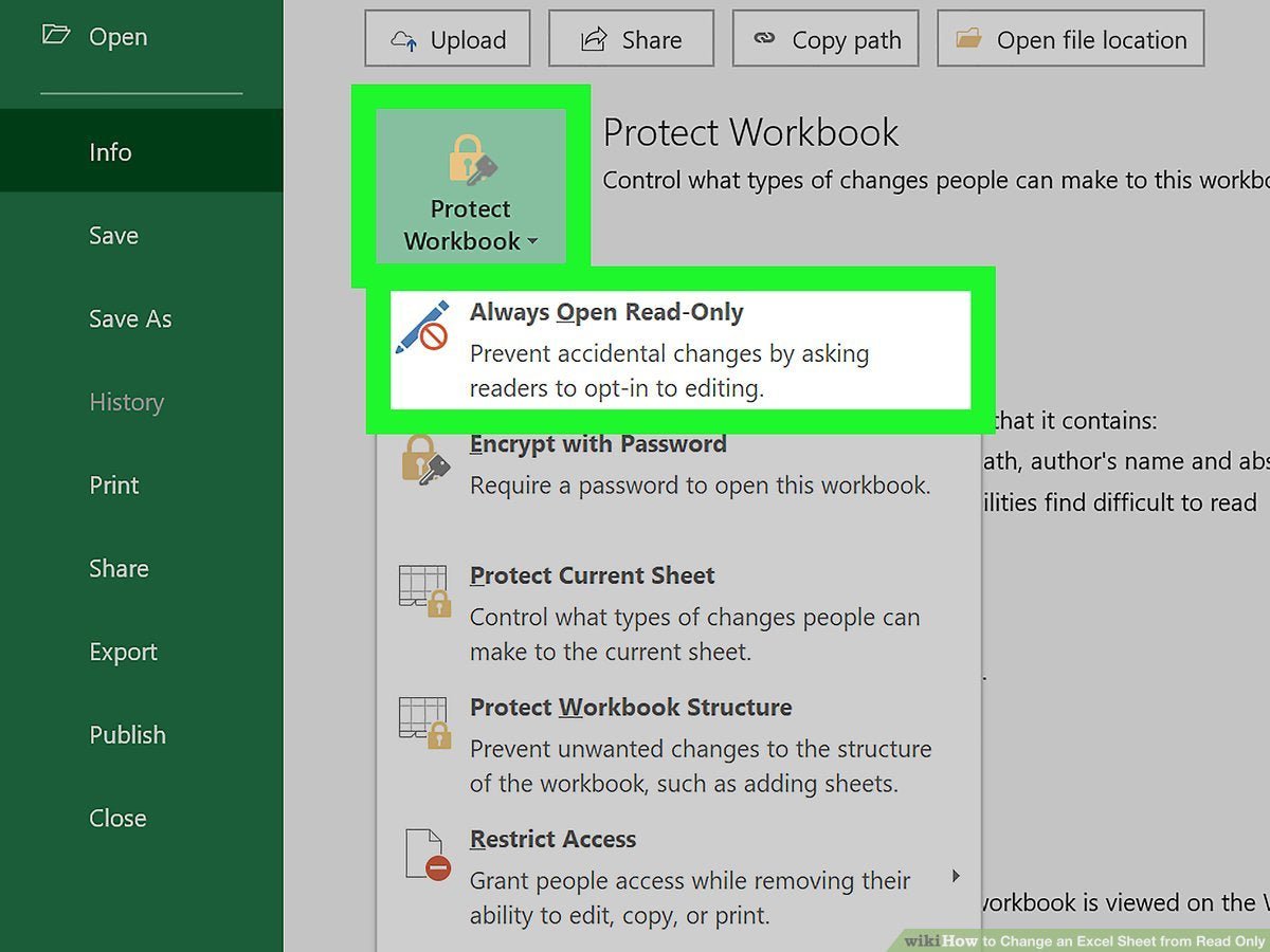 how-to-change-excel-from-read-only