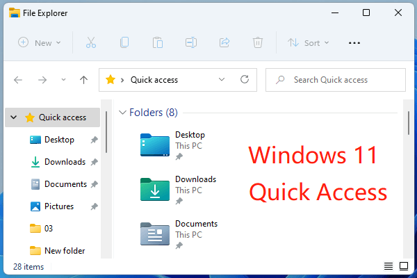 How to Clear Quick Access in Windows 11