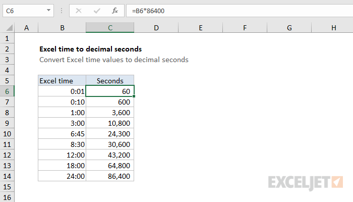 how-to-convert-time-to-seconds-in-excel