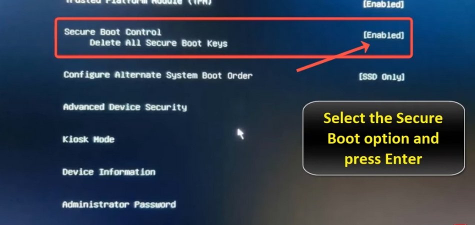 How To Enable Secure Boot Windows 10 4852