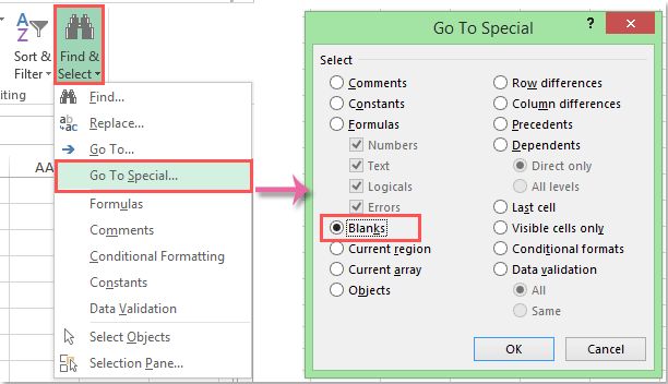 fill-in-blanks-in-excel-with-value-above-below-fill-empty-cells-with-0