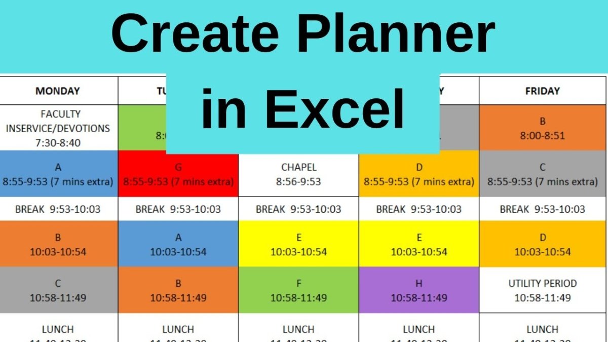 how-to-make-a-planner-in-excel