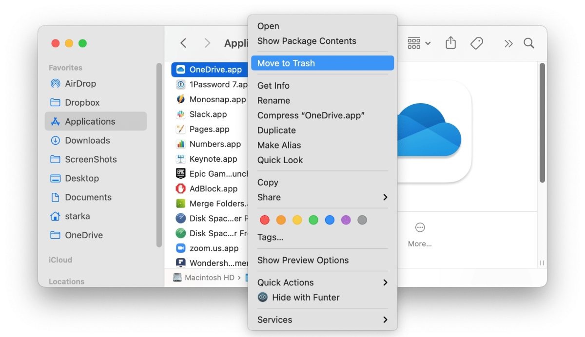 How To Remove Onedrive From Mac?