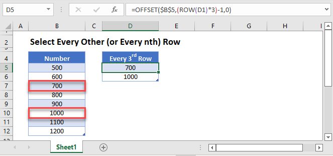 how-to-select-every-other-cell-in-excel