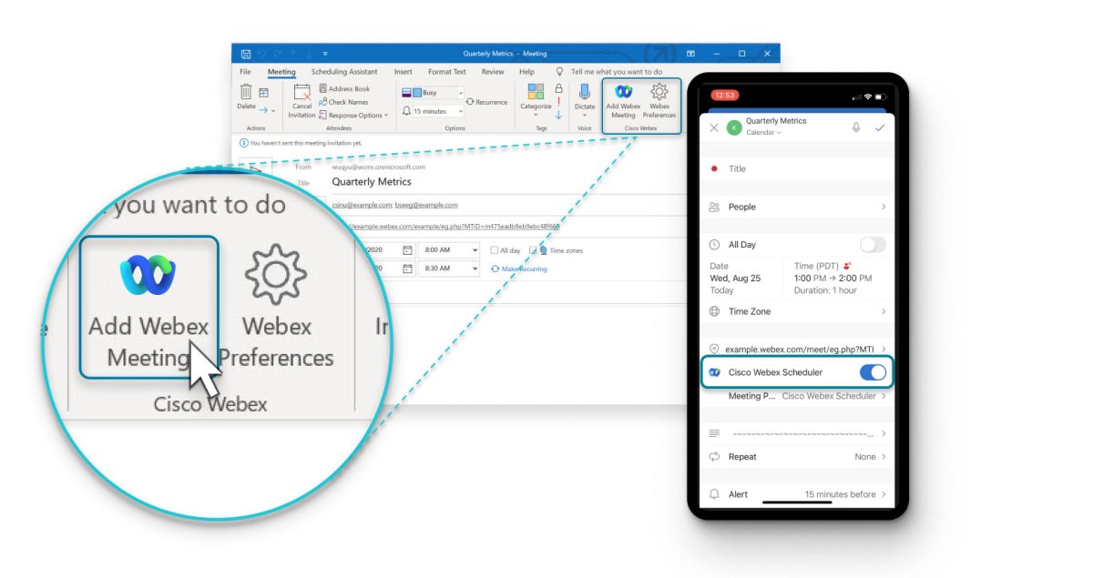 How to Set Up Webex Meeting in Outlook?