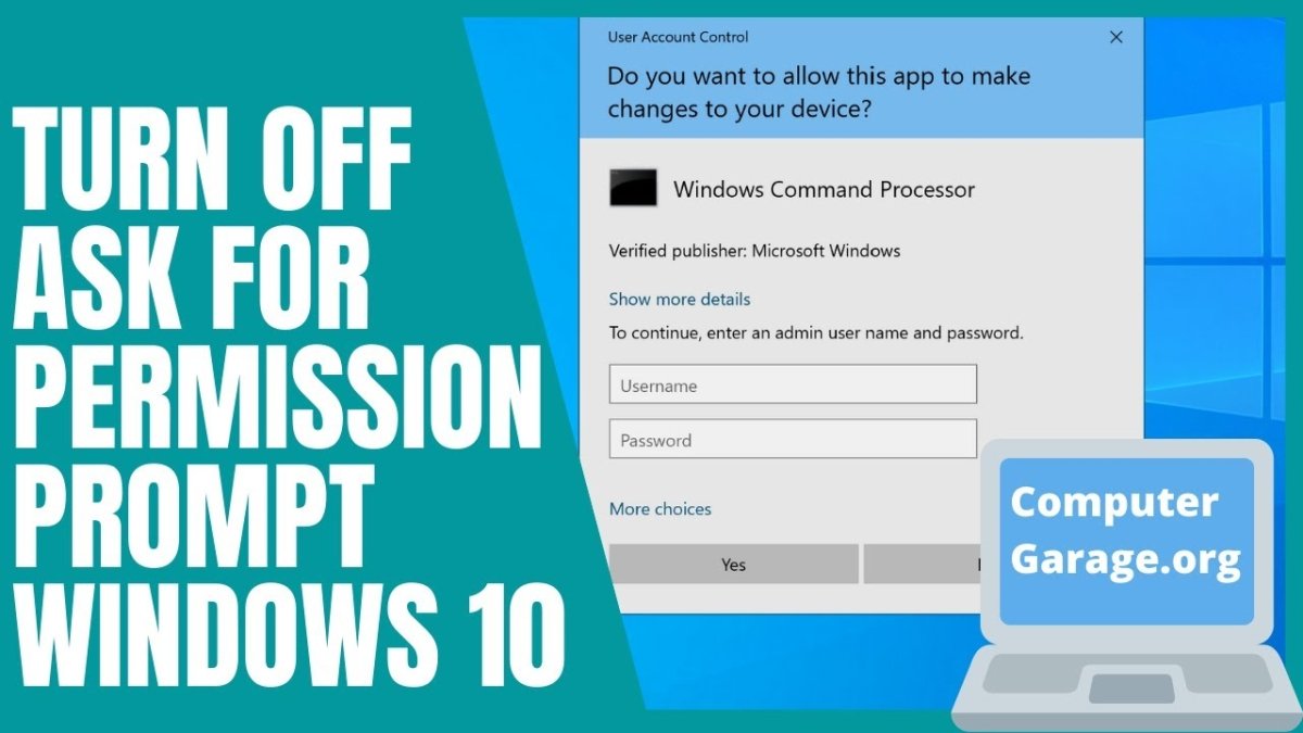 How To Turn Off Administrator Permission Windows 10 5305