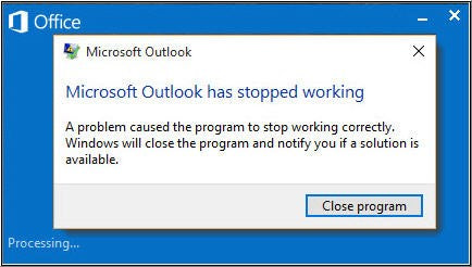 How to Fix Microsoft Outlook Has Stopped Working?
