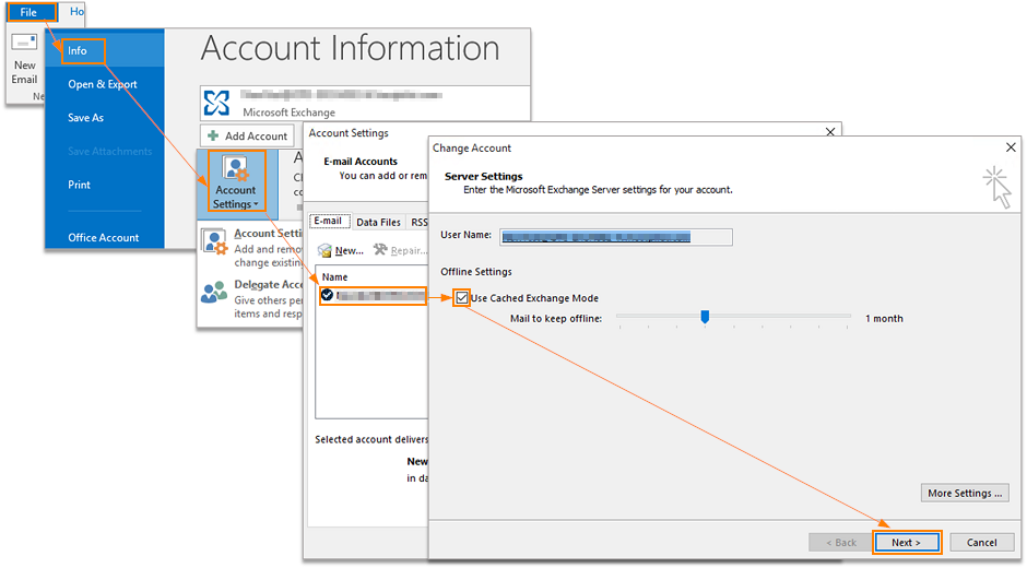 What is Cached Mode in Outlook?