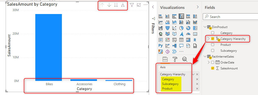 How to Create Hierarchy in Power Bi?