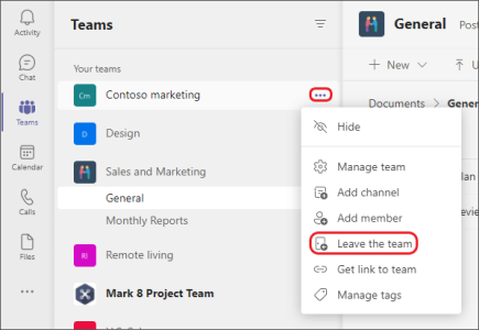 How to Leave a Team in Microsoft Teams?