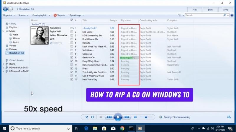 How To Rip A Cd On Windows 10