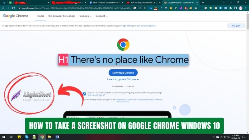 straight line down google chrome