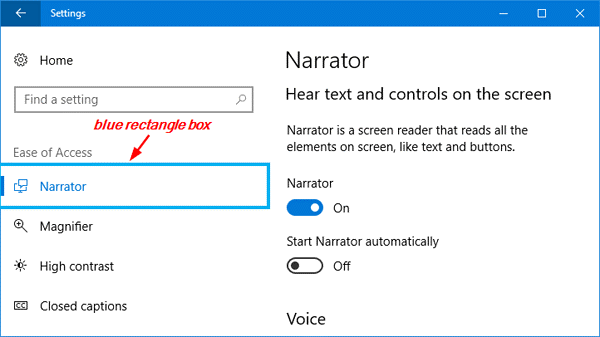 How To Turn Off Narrator Windows 10
