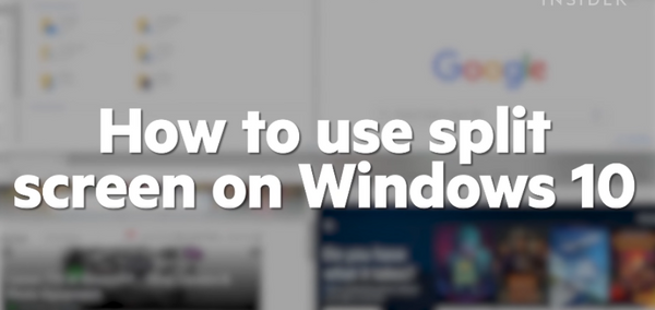 How to Use Split Screen on Windows 10