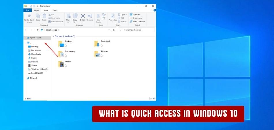 Was ist der schnelle Zugriff in Windows 10