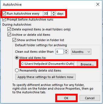 How to Auto Archive Emails in Outlook?