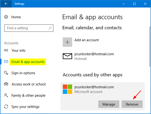 How to Remove Microsoft Account on Windows 10?
