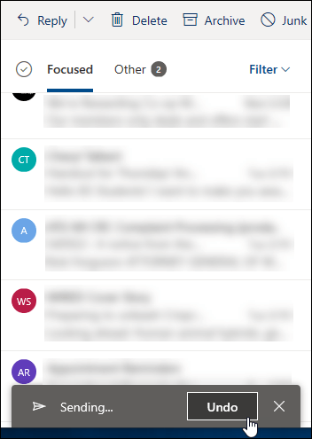 How to Recall Email in Outlook App?