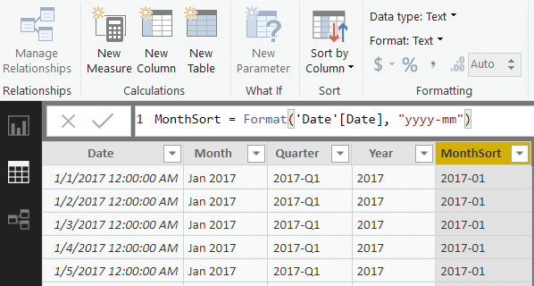 How to Create a Data Table in Power Bi?