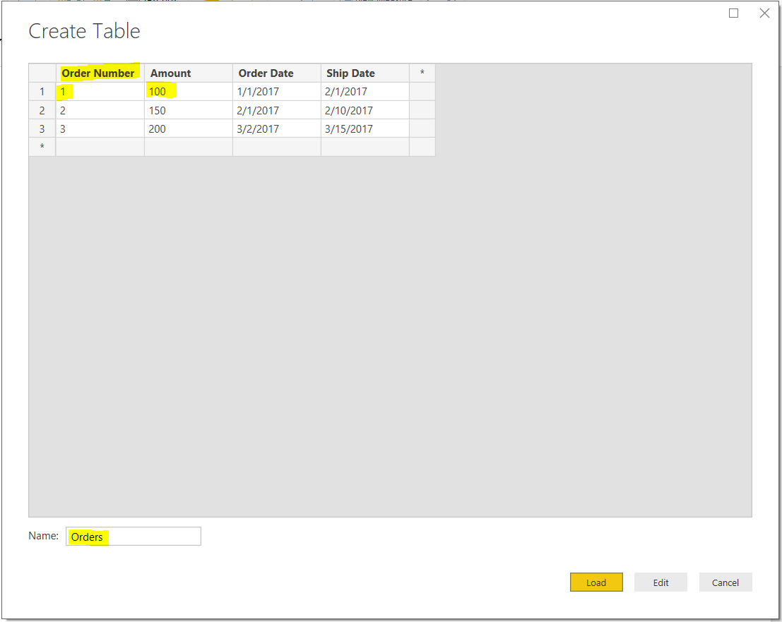 How to Edit Data in Power Bi Online?