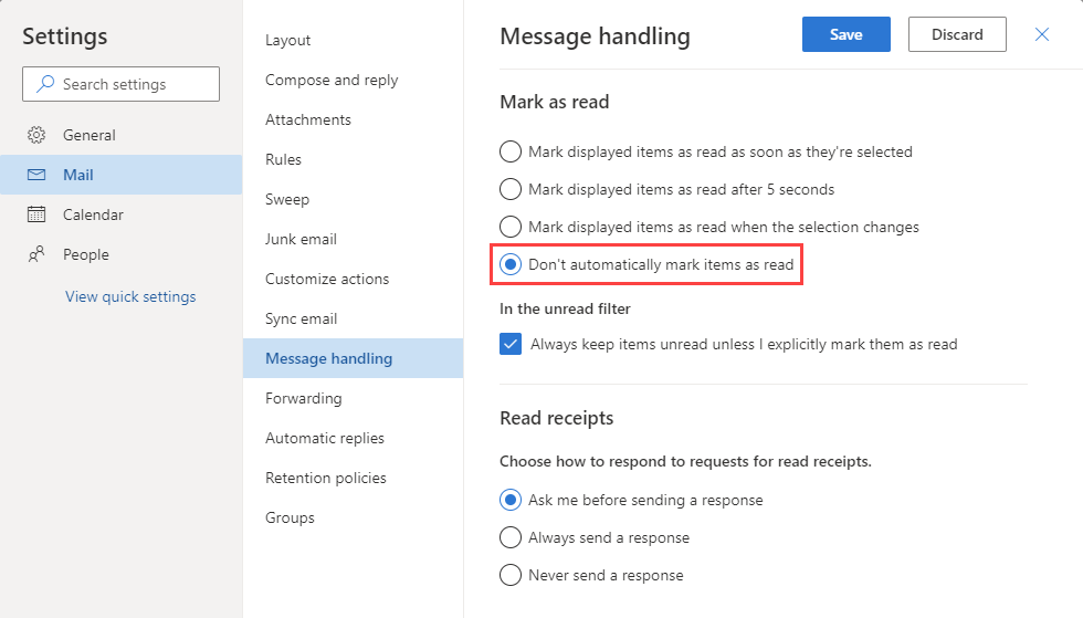 How To Keep Emails Unread In Outlook