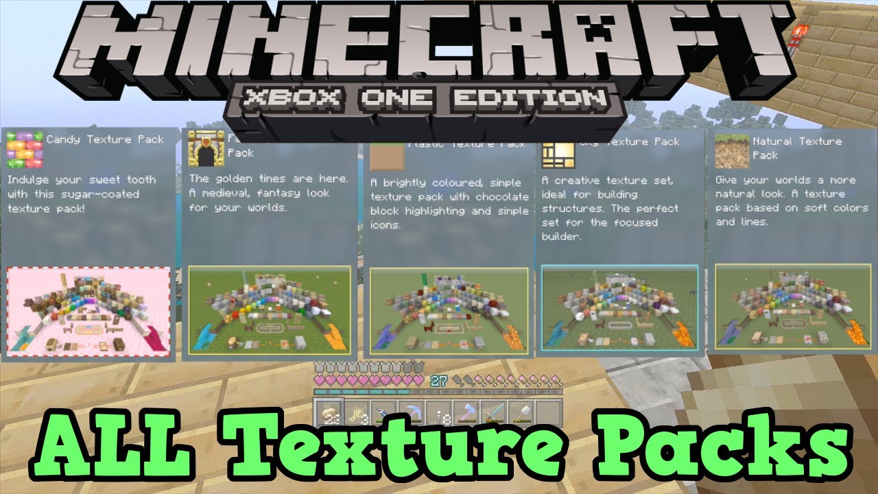 How to Create Texture Pack for minecraft xbox 360