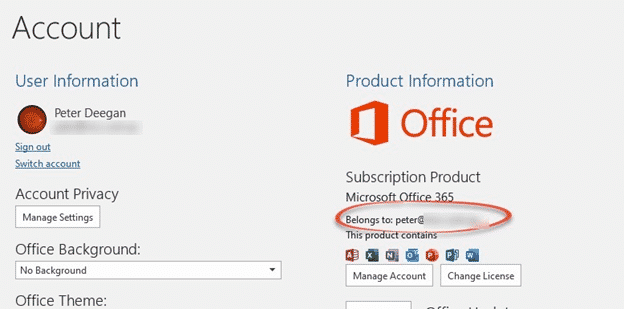 Is Office 365 a Microsoft Account?