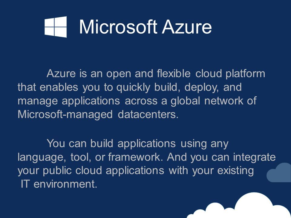 What Is Microsoft Azure Ppt