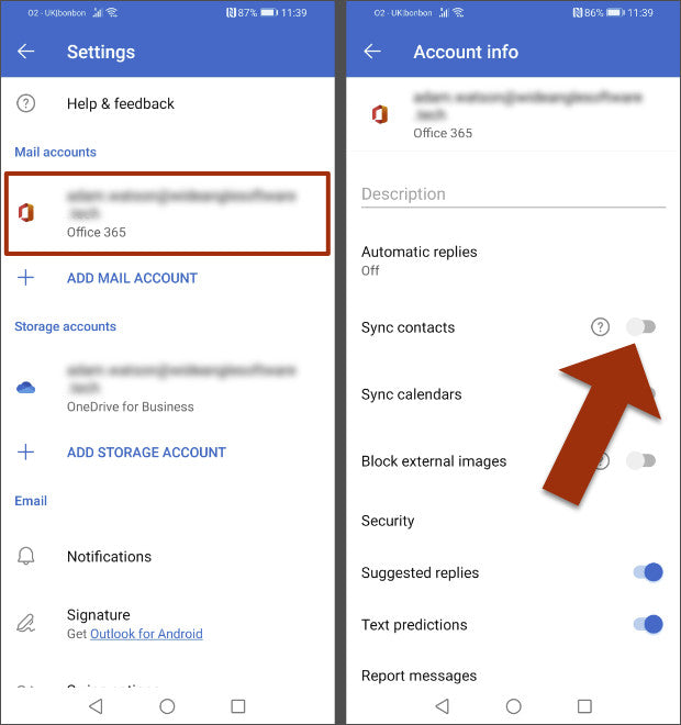 How to Sync Contacts From Microsoft Account to Android Phone?