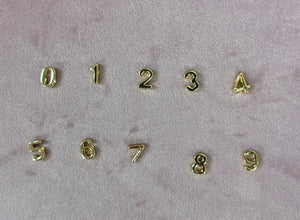 Michelle McDowell Luxe Charm Bar Number Charms - All About Me Boutique