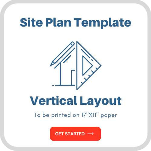 Site Plan Template Printable PDF