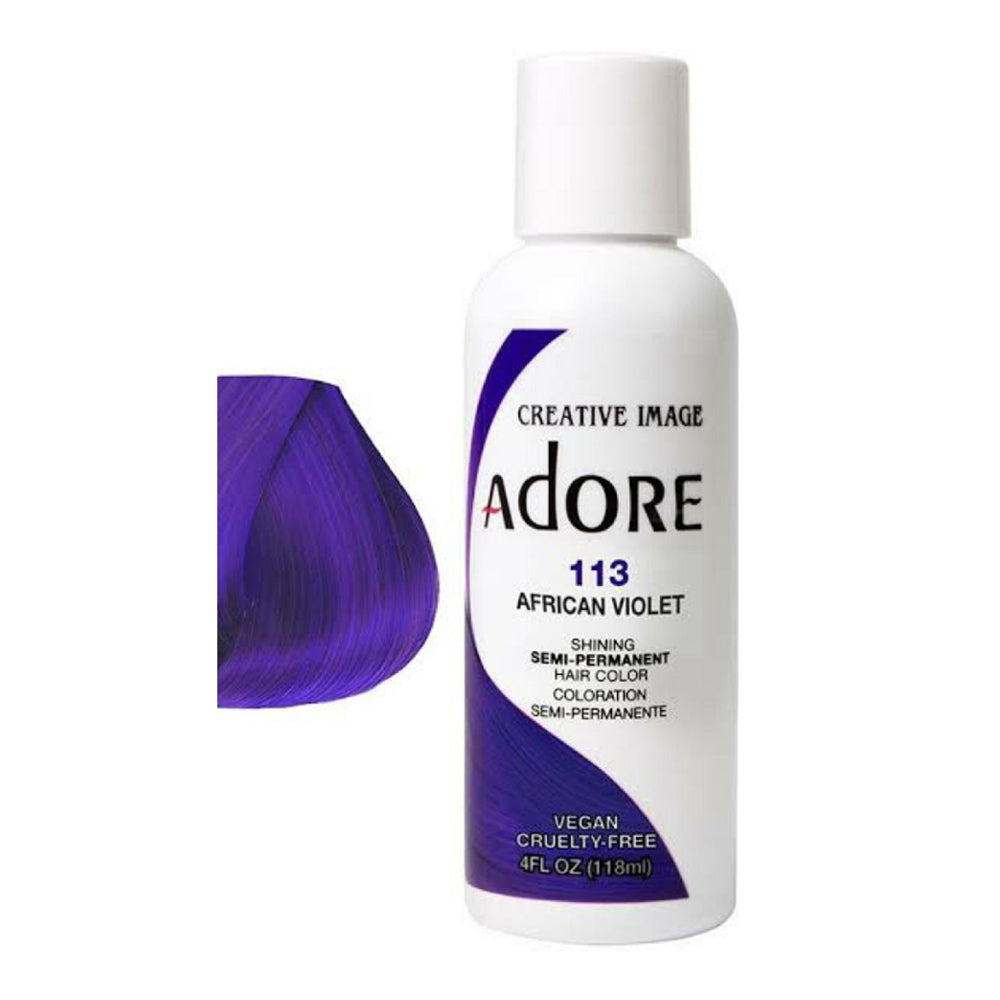 Adore Semi-Permanent Hair Color 113- African Violet – BABSHair.com