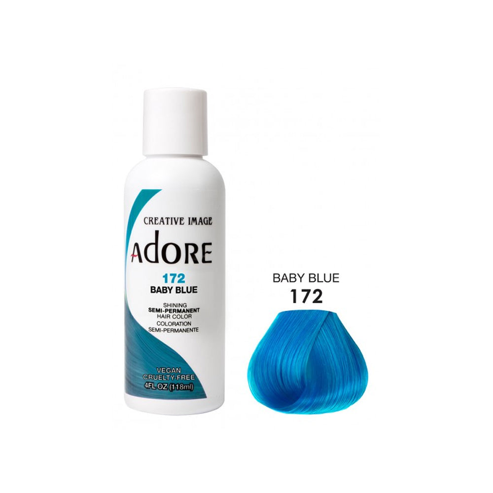 Adore Semi-Permanent Hair Color - #172 Baby Blue – BABSHair.com