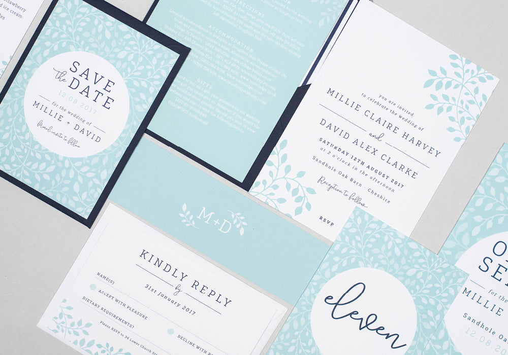 Alice wedding stationery collection