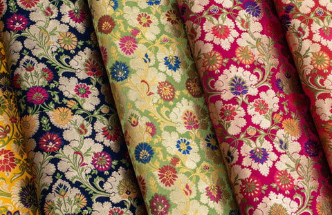 Banarasi Brocade Silk Fabric