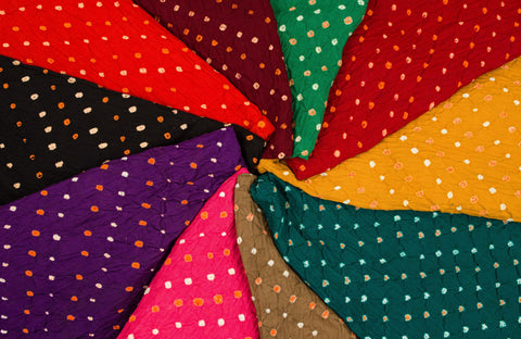 Bandhej Fabric