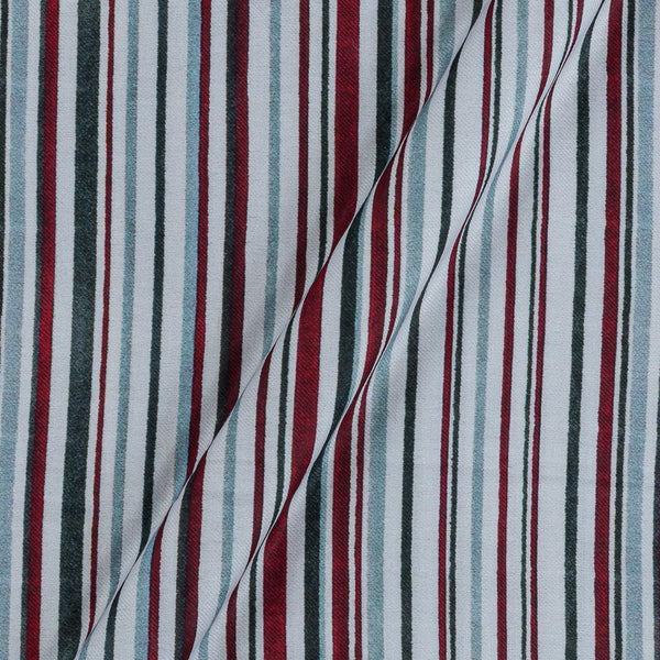 Premium Digital Poly Off White 43 Inches Width Stripes – SourceItRight