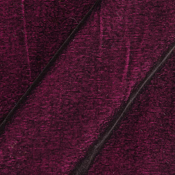 Micro Velvet Soft Fabric 45 inches by The Yard for Sewing Apparel Crafts  (Magenta)