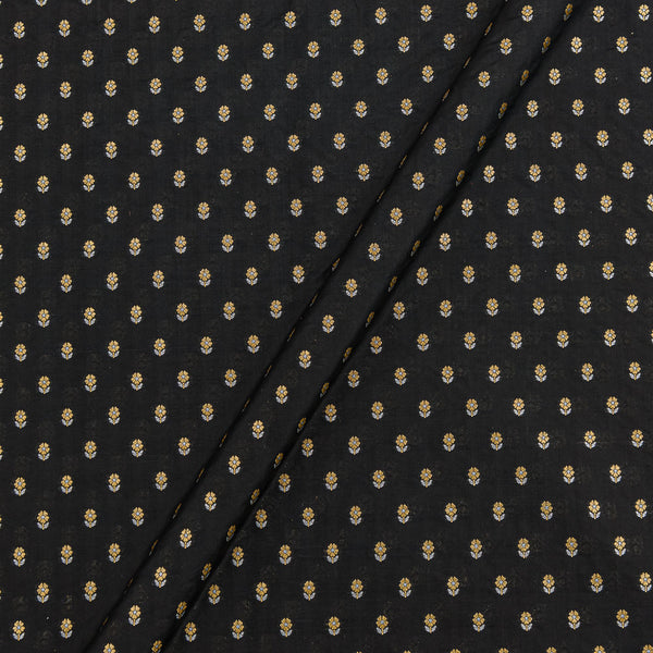 black brocade fabric