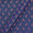 Banarasi Borocade Royal Blue Two Tone 43 Inches Width Silk Fabric